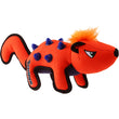 KOHE-VERSARY 10% OFF: GiGwi Duraspikes Extra Durable Plush Dog Toy (Orange Coon)