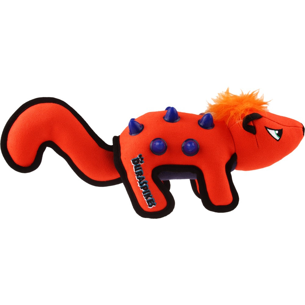 KOHE-VERSARY 10% OFF: GiGwi Duraspikes Extra Durable Plush Dog Toy (Orange Coon)