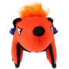 GiGwi Duraspikes Extra Durable Plush Dog Toy (Orange Coon)