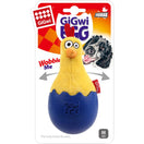 GiGwi Egg Wobble TPR & Plush Dog Toy (Chicken)