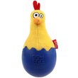 KOHE-VERSARY 10% OFF: GiGwi Egg Wobble TPR & Plush Dog Toy (Chicken)
