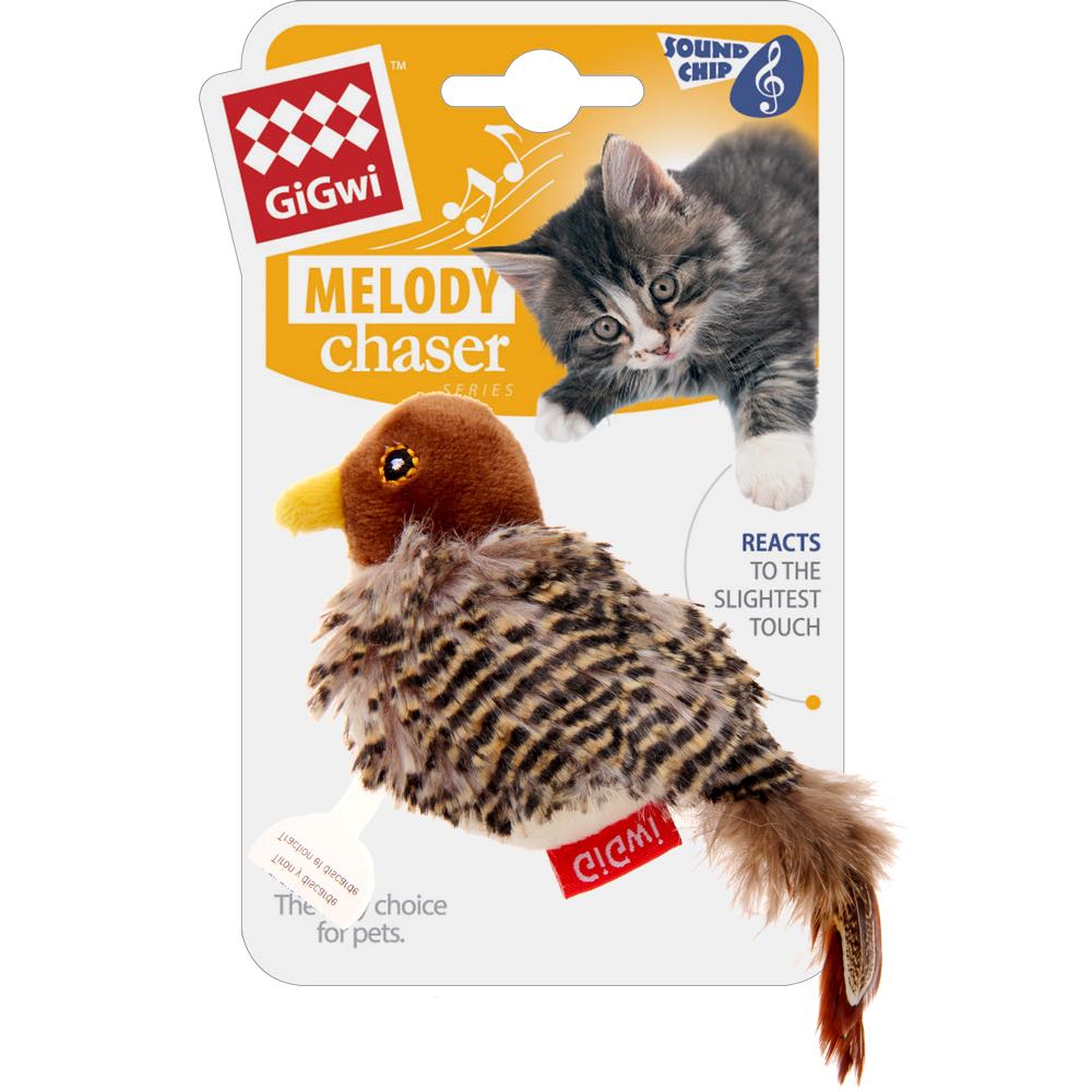 KOHE-VERSARY 10% OFF: GiGwi Melody Chaser Motion Activated Cat Toy (Bird)
