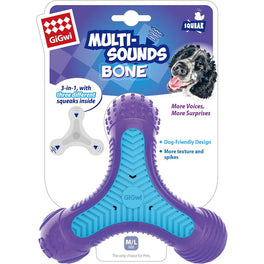 KOHE-VERSARY 10% OFF: GiGwi Multi-Sounds Bone Dog Toy