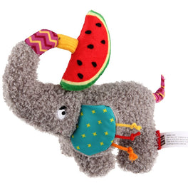 KOHE-VERSARY 10% OFF: GiGwi Plush Friendz Crinkly Dog Toy (Elephant)