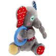 KOHE-VERSARY 10% OFF: GiGwi Plush Friendz Crinkly TPR Ring Dog Toy (Elephant)