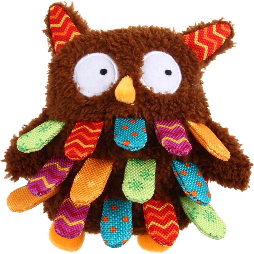 KOHE-VERSARY 10% OFF: GiGwi Plush Friendz Embroidery Dog Toy (Owl)