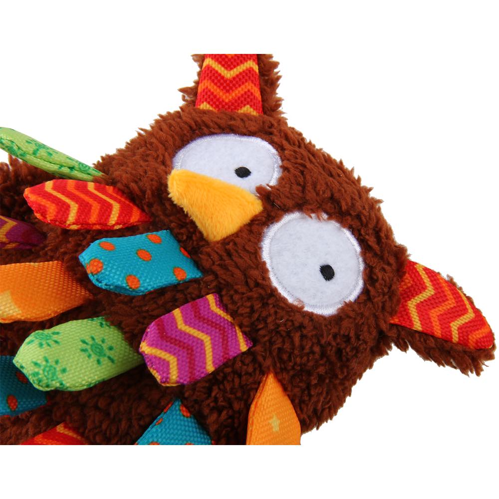 KOHE-VERSARY 10% OFF: GiGwi Plush Friendz Embroidery Dog Toy (Owl)