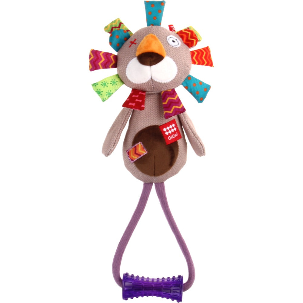 KOHE-VERSARY 10% OFF: GiGwi Plush Friendz TPR Johnny Stick Dog Toy (Lion)