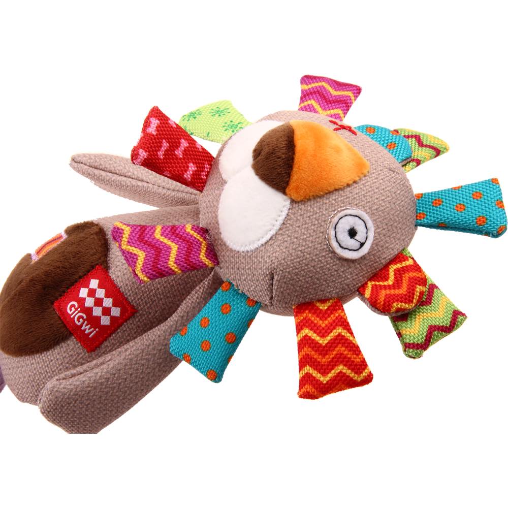 KOHE-VERSARY 10% OFF: GiGwi Plush Friendz TPR Johnny Stick Dog Toy (Lion)