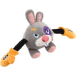 GiGwi Rock Zoo Bungee Plush Dog Toy (Rabbit) - Kohepets