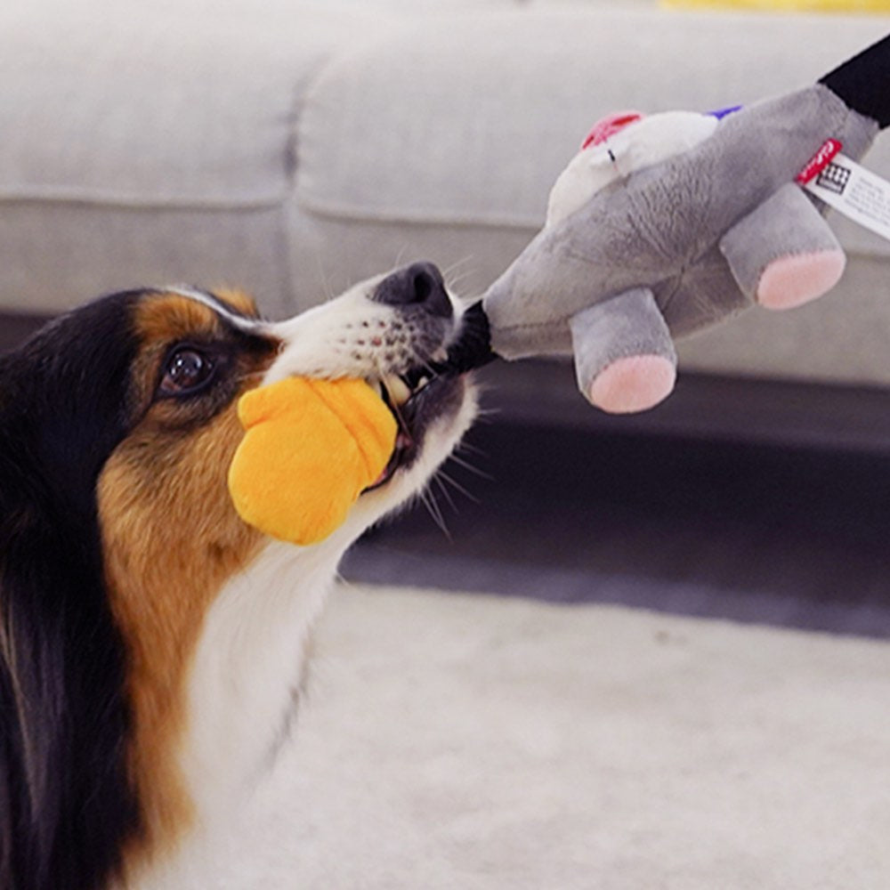 KOHE-VERSARY 10% OFF: GiGwi Rock Zoo Bungee Plush Dog Toy (Monkey)