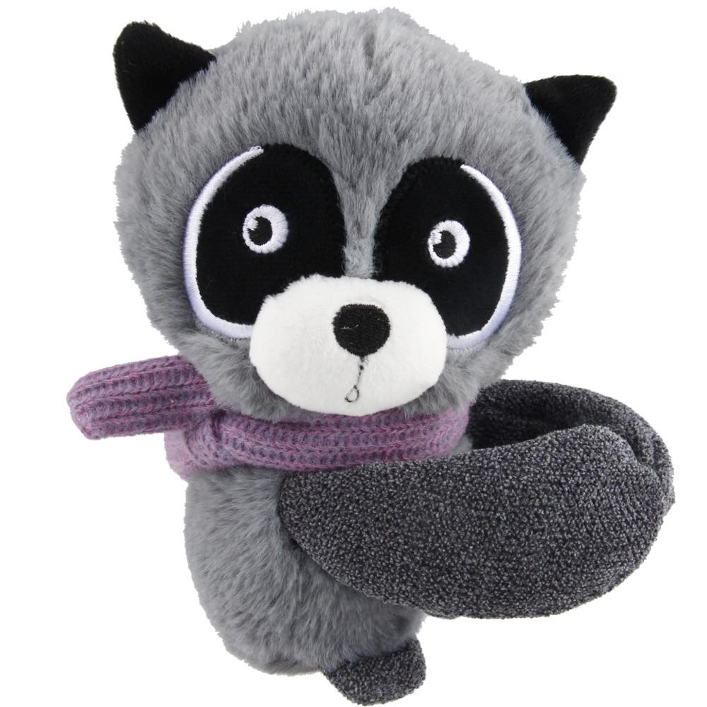 KOHE-VERSARY 10% OFF: GiGwi Shaking Fun 2-In-1 Plush Dog Toy (Raccoon)