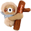 KOHE-VERSARY 10% OFF: GiGwi Shaking Fun 2-In-1 Plush Dog Toy (Sloth)