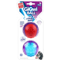 KOHE-VERSARY 10% OFF: GiGwi Squeaky Ball Dog Toys 2-Pack (Medium)