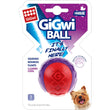 KOHE-VERSARY 10% OFF: GiGwi Squeaky Ball Dog Toy (Red/Purple)