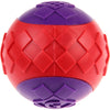 GiGwi Squeaky Ball Dog Toy (Red/Purple)