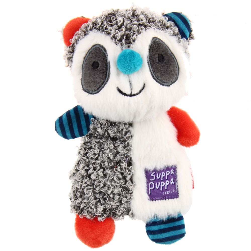 KOHE-VERSARY 10% OFF: GiGwi Suppa Puppa Crinkly Plush Dog Toy (Racoon)
