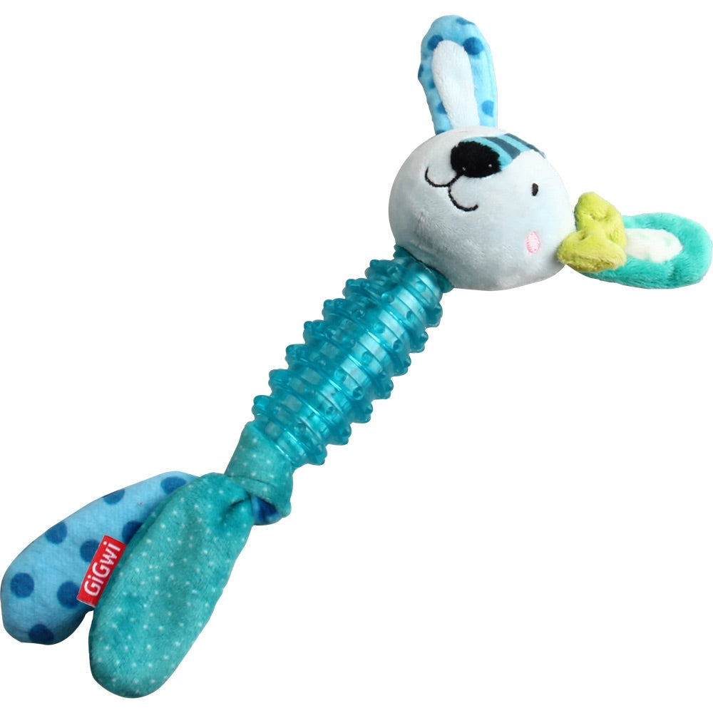 KOHE-VERSARY 10% OFF: GiGwi Suppa Puppa TPR & Plush Dog Toy (Rabbit)