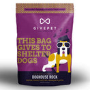 Givepet Doghouse Rock Bacon Dog Treats 340g