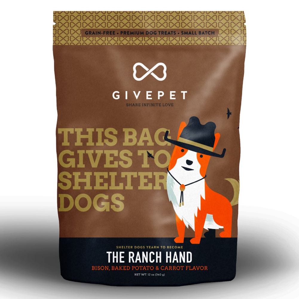 Givepet The Ranch Hand Bison Dog Treats 340g - Kohepets