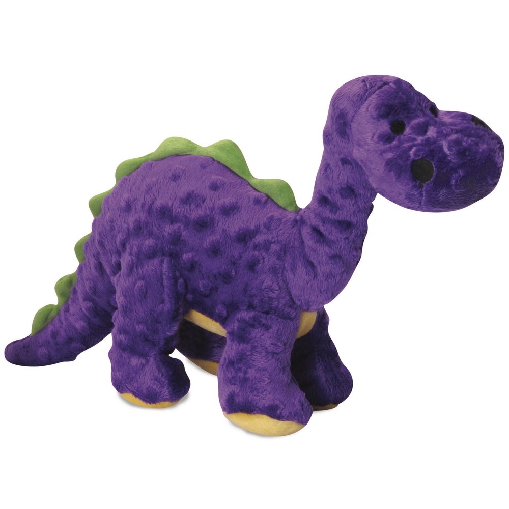 GoDog Just For Me Bruto The Brontosaurus Plush Dog Toy - Kohepets