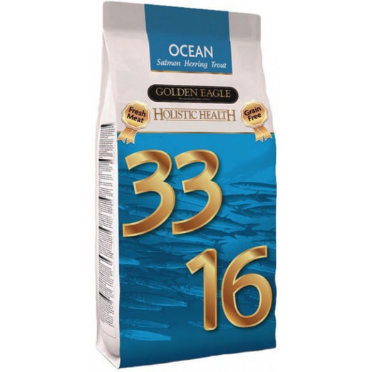 Golden Eagle Holistic Health Grain Free Fresh Meat Ocean Formula 33/16 Dry Dog Food 2kg - Kohepets