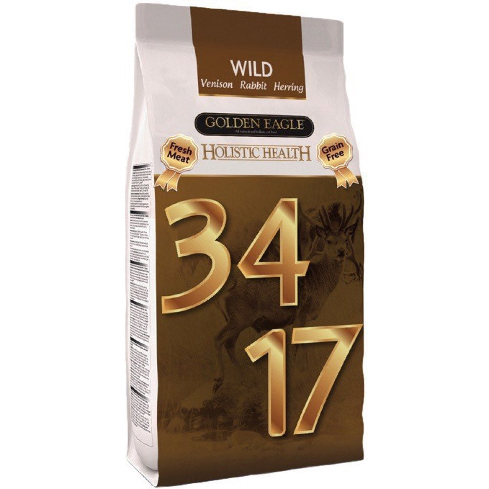 Golden Eagle Holistic Health Grain Free Fresh Meat Wild Formula 34/17 Dry Dog Food 2kg - Kohepets