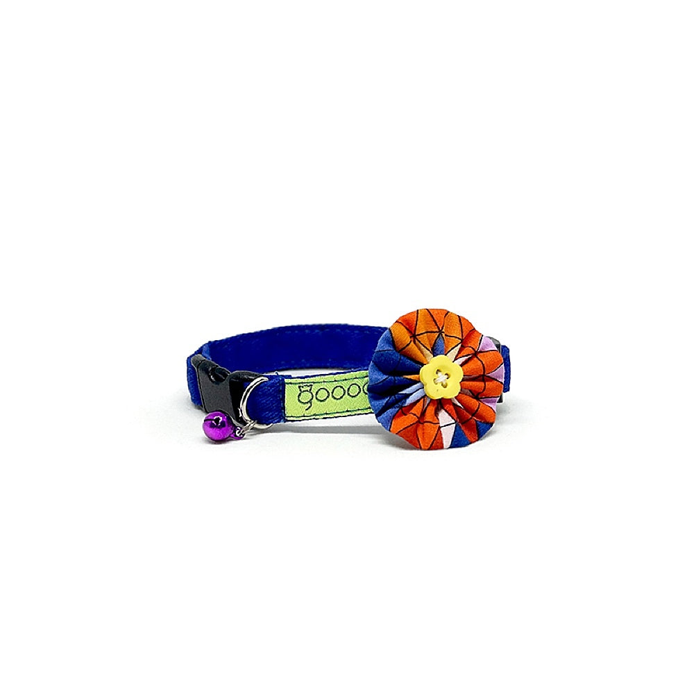 Goood Pet Collars Bloomie Handmade Cat Collar - Vibrant Painting - Kohepets