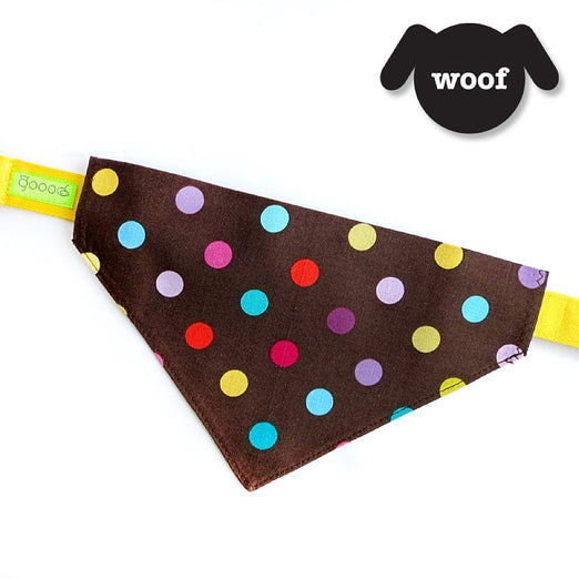 Goood Pet Collars Cool Scarf Handmade Dog Collar - Candy Dots - Kohepets