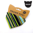 Goood Pet Collars Cool Scarf Handmade Cat Collar - Turquoise Stripes - Kohepets