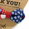 Goood Pet Collars Mighty Angled Bow Handmade Cat Collar - Mooonsails - Kohepets