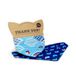 Goood Pet Collars Reversible Scarf Handmade Cat Collar - Blue Ocean - Kohepets