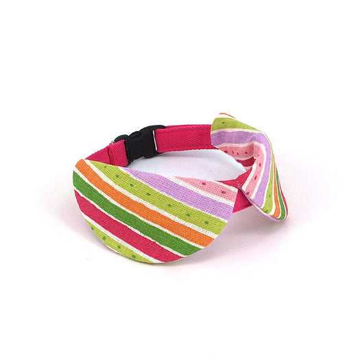 Goood Pet Collars Round Dapper Handmade Cat Collar - Spring Pink - Kohepets