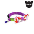 Goood Pet Collars Rounded Bow Handmade Cat Collar - Grapey Charts - Kohepets