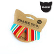 Goood Pet Collars Sharp Dapper Handmade Cat Collar - Rainbow Lines - Kohepets