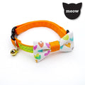 Goood Pet Collars Smarty Bow Handmade Cat Collar - Citrus Hearts - Kohepets
