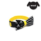 Goood Pet Collars Smarty Bow Handmade Dog Collar - Stripes & Skulls