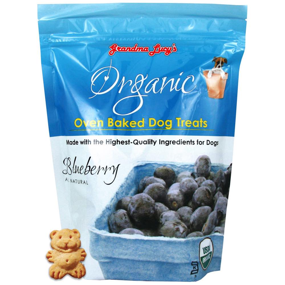 Grandma Lucy's Organic Blueberry Oven Baked Dog Treats 14oz - Kohepets
