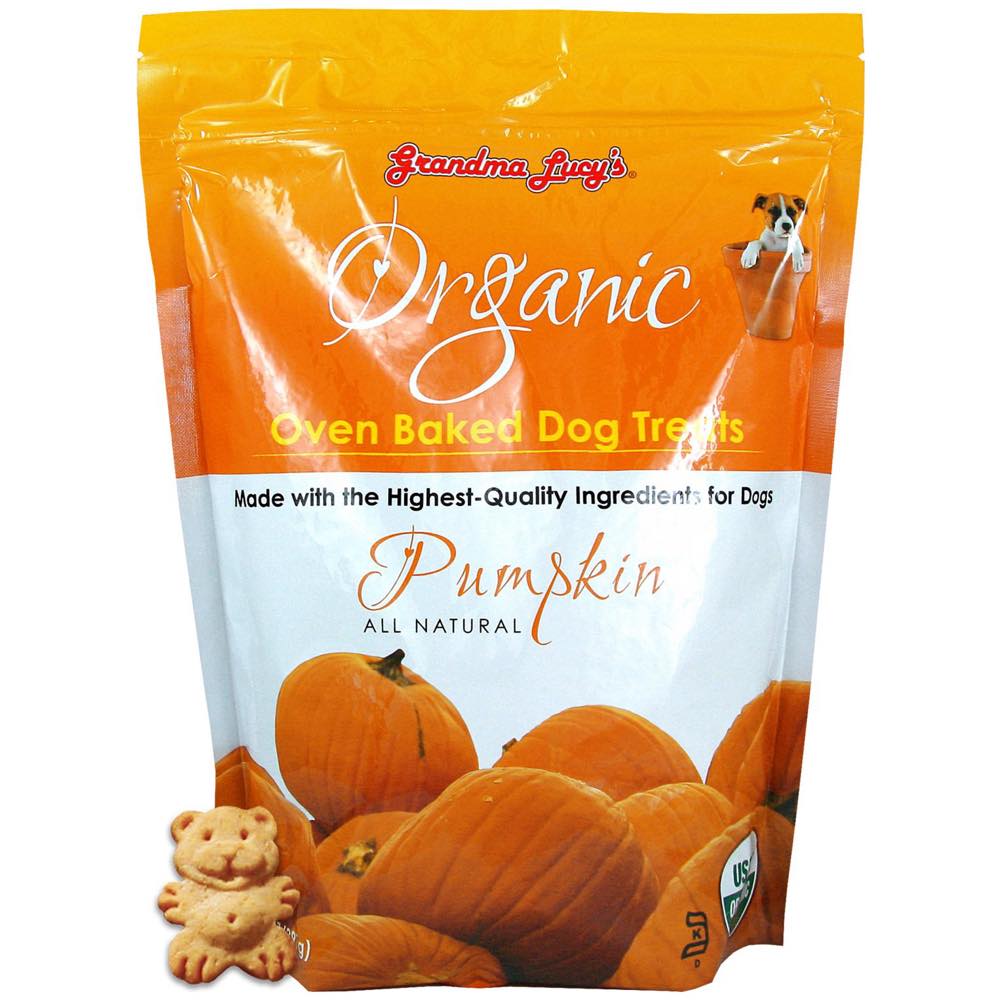 Grandma Lucy's Organic Pumpkin Oven Baked Dog Treats 14oz - Kohepets