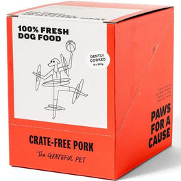 The Grateful Pet Gently Cooked Crate-free Pork Frozen Dog Food - Kohepets