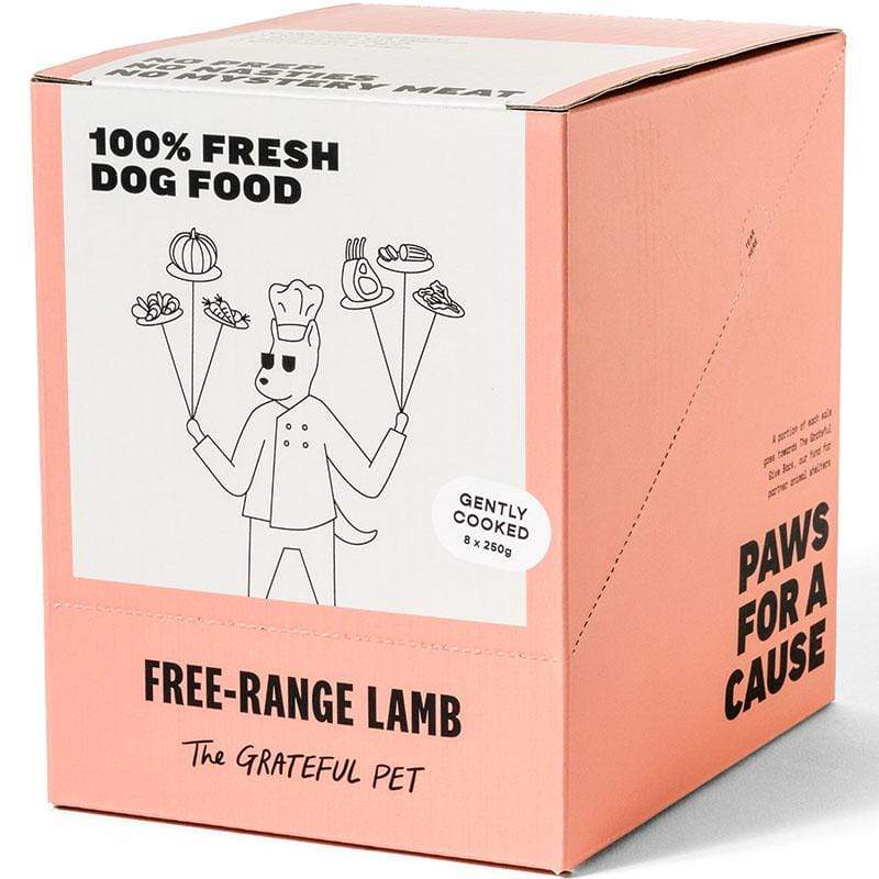 The Grateful Pet Gently Cooked Free-range Lamb Frozen Dog Food - Kohepets