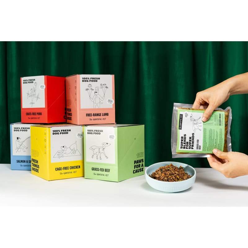 The Grateful Pet Gently Cooked Grass-fed Venison Frozen Dog Food - Kohepets