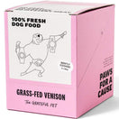 The Grateful Pet Gently Cooked Grass-Free Venison Frozen Dog Food 2kg