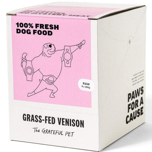 The Grateful Pet Grass-fed Venison Raw Frozen Dog Food - Kohepets