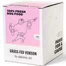 The Grateful Pet Raw Grass-Fed Venison Frozen Dog Food 2kg