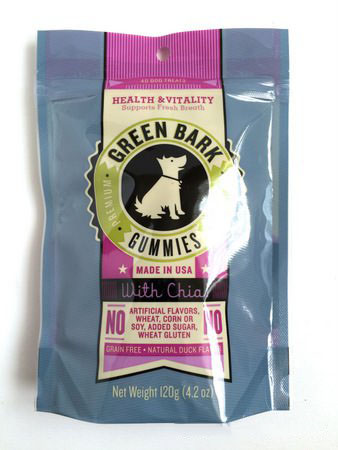 Green Bark Gummies Health & Vitality With Chia Dog Treat 240g - Kohepets