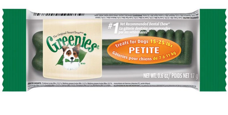 Greenies Petite Dental Dog Chew 1ct - Kohepets