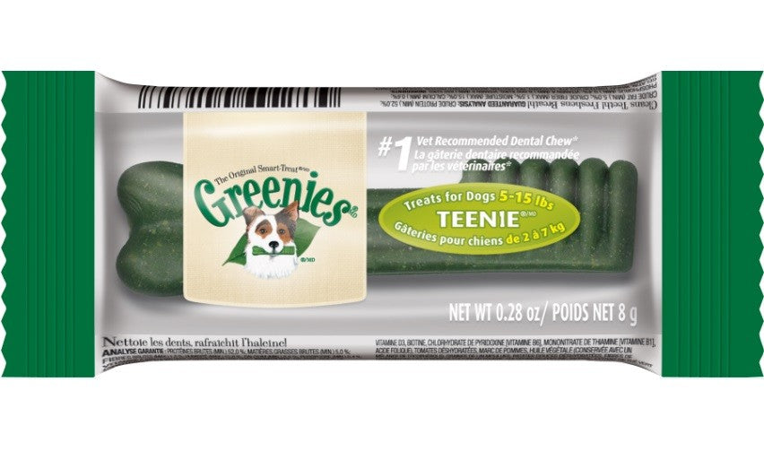 Greenies Teenie Dental Dog Chew 1ct - Kohepets