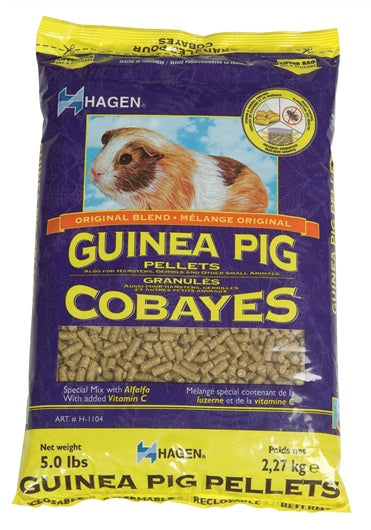 Hagen Guinea Pig Pellets 5lb - Kohepets