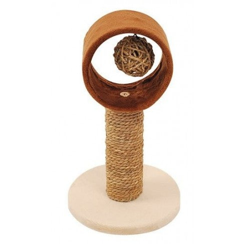 Catit Design Kitty Hangout Plush & Seagrass - 16.5x29cm - Kohepets